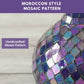 Moroccan Style Mosaic Glass Vase - Behoma