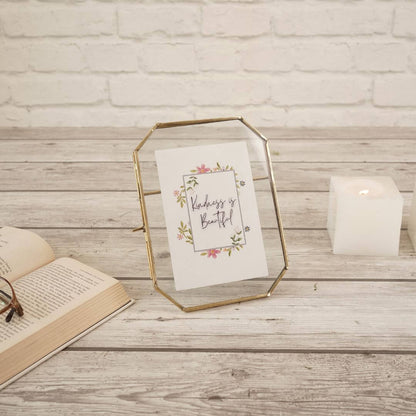 Floating frame, glass photo frame, wedding gifts, anniversary gifts, birthday gift, gift ideas