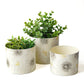 Off - White Mini Metal Planter - Behoma