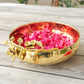 Brass Urli, Brass urli for pooja, Traditional urli bowl, Floating flower urli