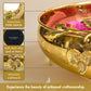 Brass Urli, Brass urli for pooja, Traditional urli bowl, Floating flower urli
