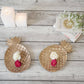 Pineapple Metal Tray, Set of 2 - Behoma