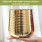 Ribbed Metal Planter, Small - Behoma