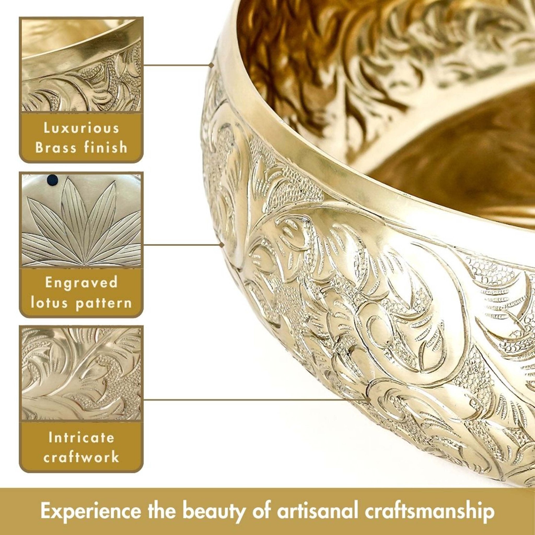 Metal urli, Metal urli bowl, Traditional urli bowl, Floating flower urli