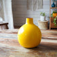 Yellow metal Flower vase -Large 