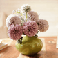 Metal Flower Vase | Olive Green - Behoma